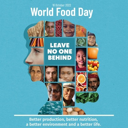 Παγκόσμια Ημέρα Επισιτισμού 2022 - Leave no-one behind